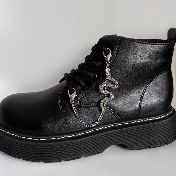 Metal snake chain side shoe chain
