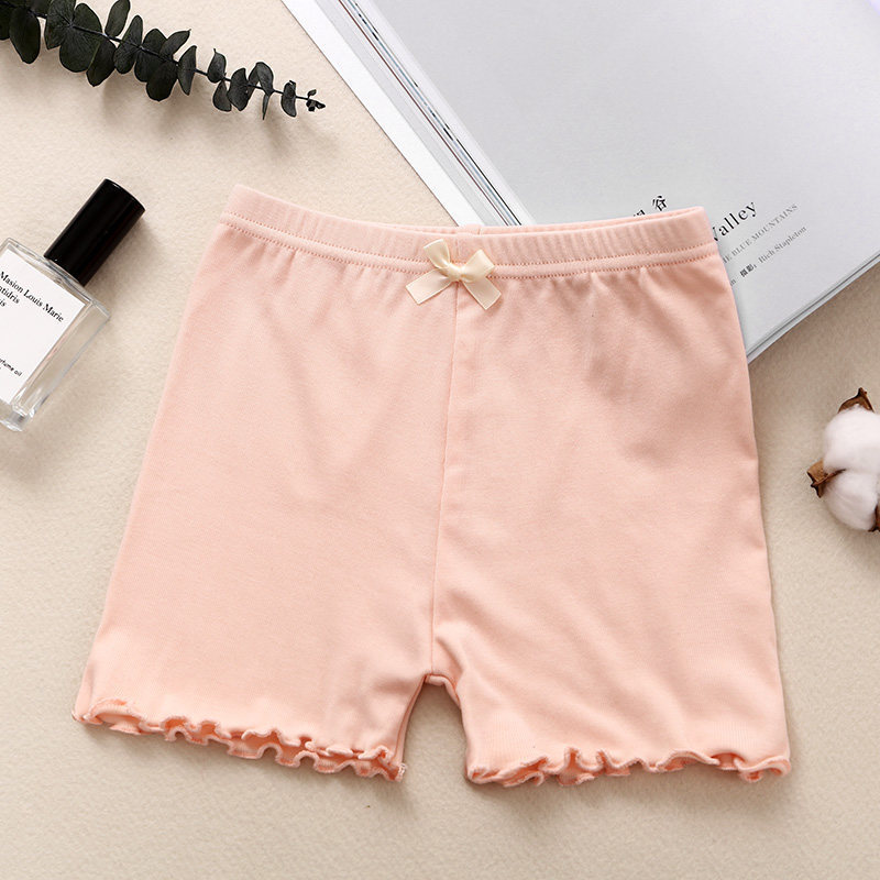 Children's Safety Leggings Girls' Shorts Kindergarten Thin Anti-Exposure Three-Point Safety Pants