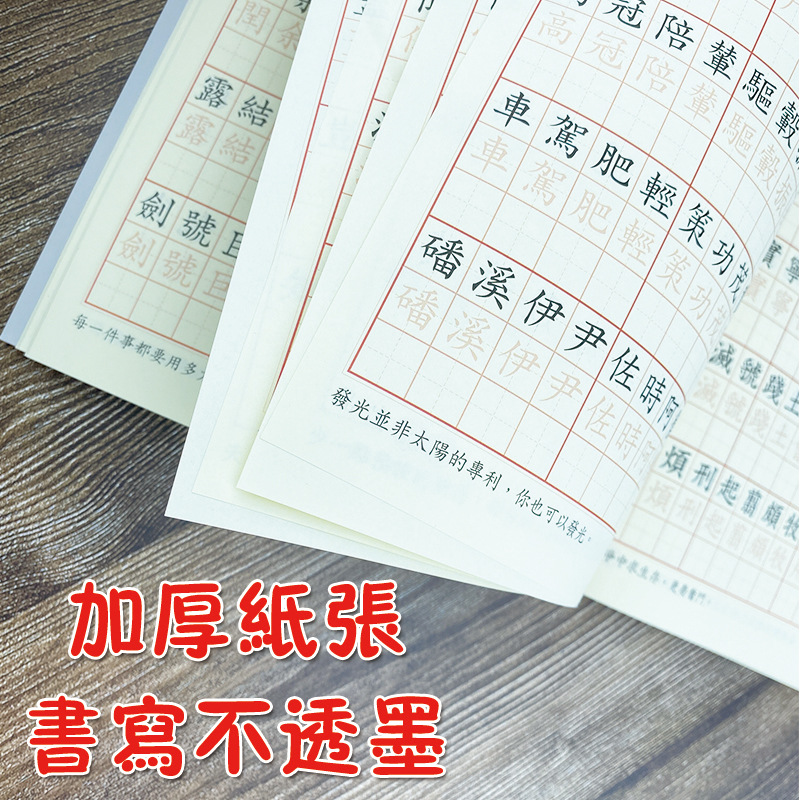 Traditional Chinese Chinese Classics Hard Pen Font Three-Character Classic Hundred Surnames Disciple Rule Thousand-Character Wen Lian Calligraphy