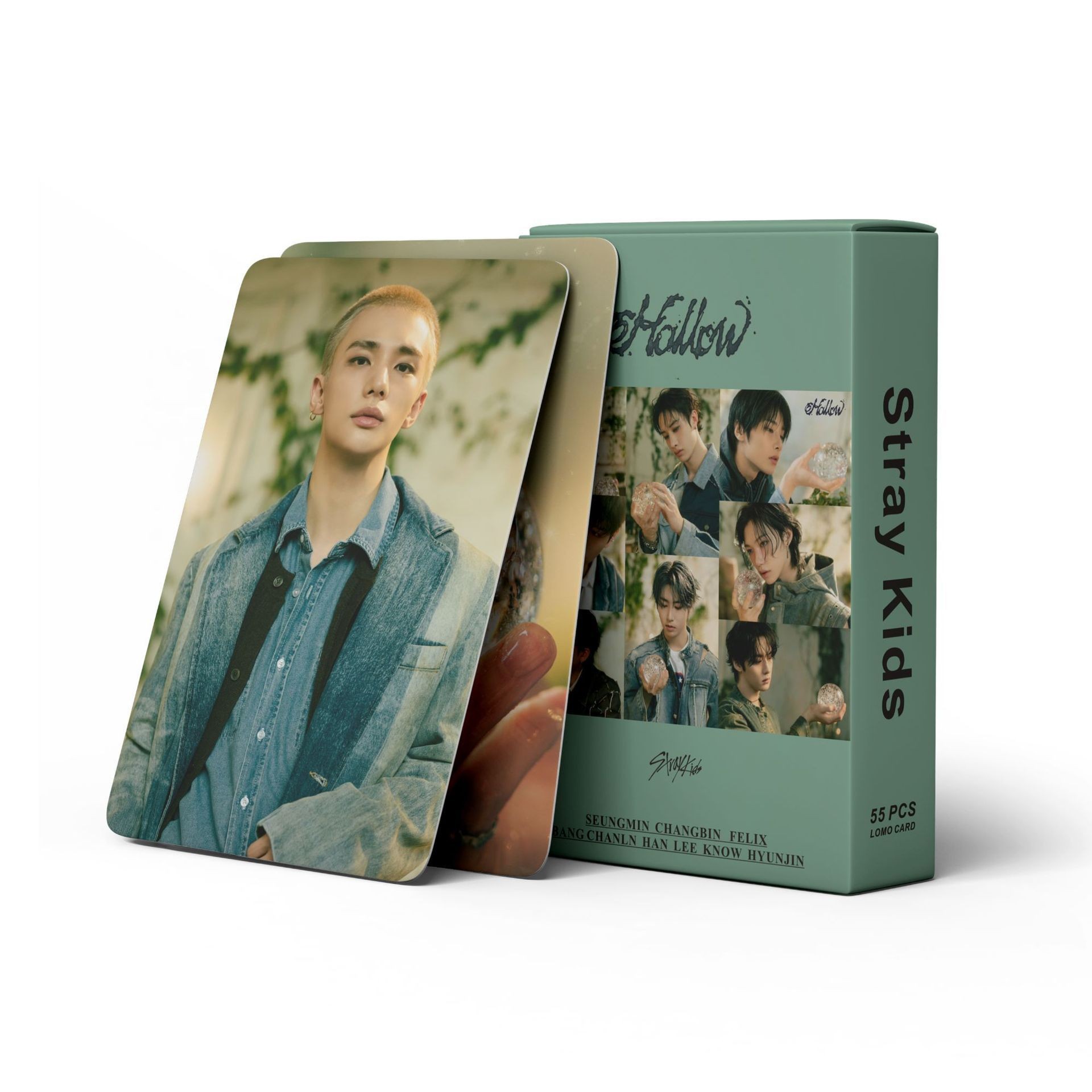 Cadena total de gran cantidad de nuevos productos en stock 55 tarjetas de álbum SKMyBreath KPOP estrella alrededor de la tarjeta de colección LOMO