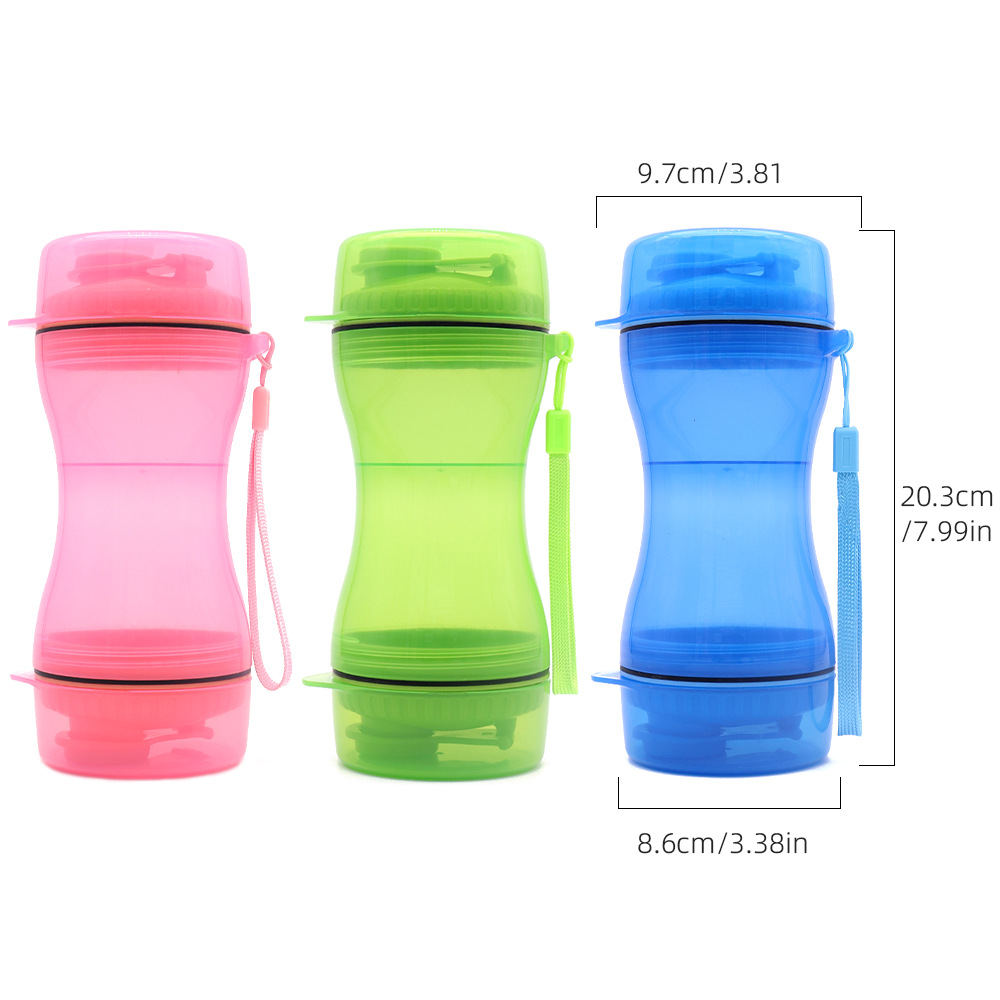 Taza de agua para mascotas, taza de comida de agua portátil, agua potable para perros, boca no mojada, botella de agua para perros, agua potable al aire libre, taza de viaje, botella de agua