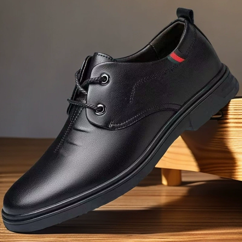 Осенняя и зимняя мужская кожаная обувь бизнес