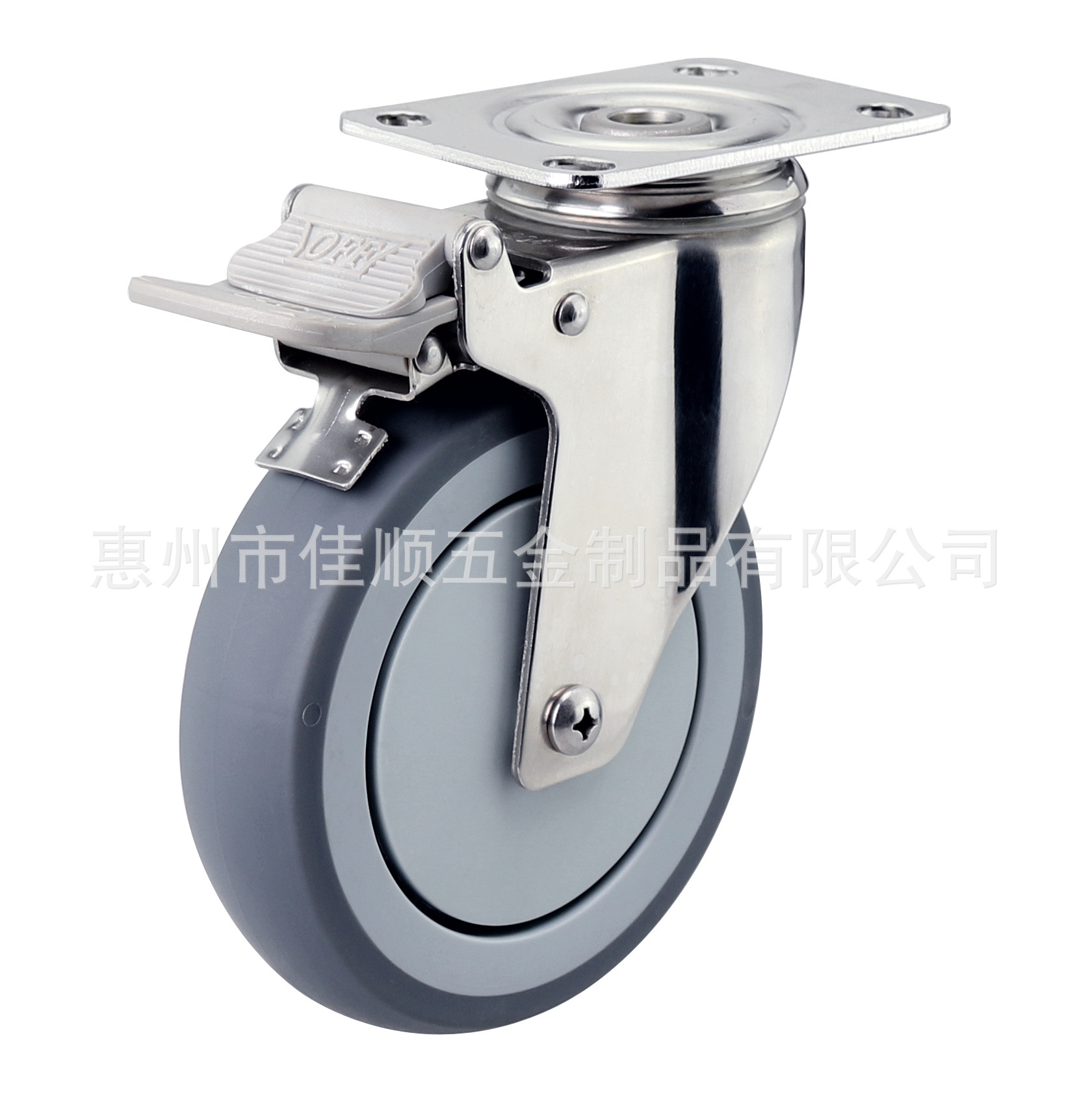 不锈钢脚轮|TPR不锈钢刹车脚轮|304不锈钢轮|不锈钢医用脚轮