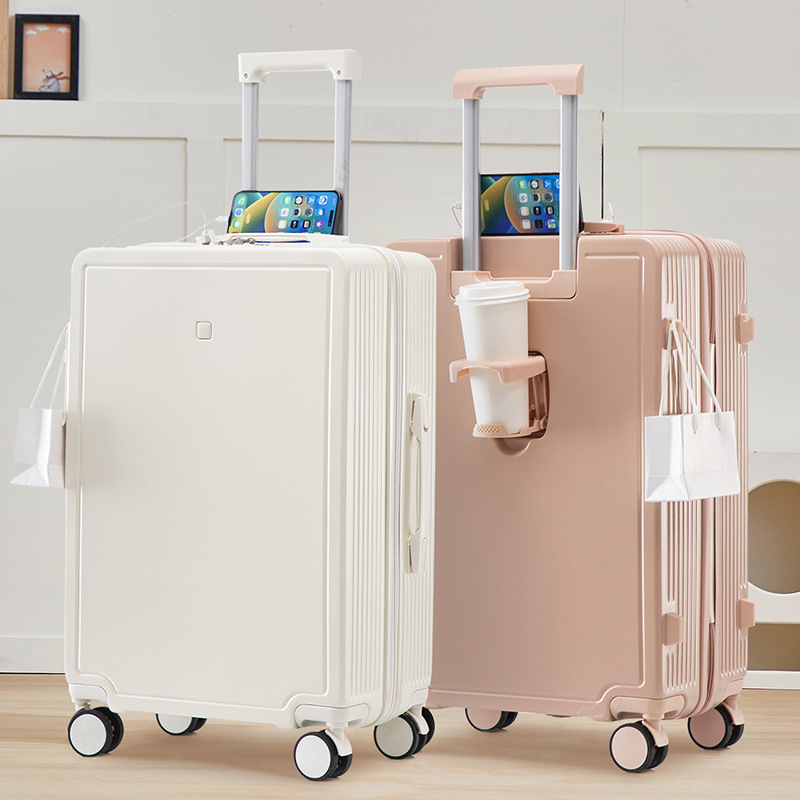 [Fábrica de selección estricta] maleta 24 maleta de larga capacidad para estudiantes de 20 pulgadas para hombres con contraseña LOGO