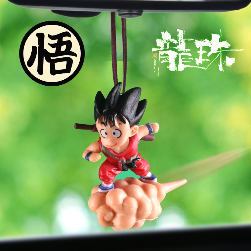 Colgante de automóvil transfronterizo Espejo retrovisor Colgante de automóvil Dragon Ball Colgante de automóvil Colgante de automóvil Nube de salto mortal Wukong