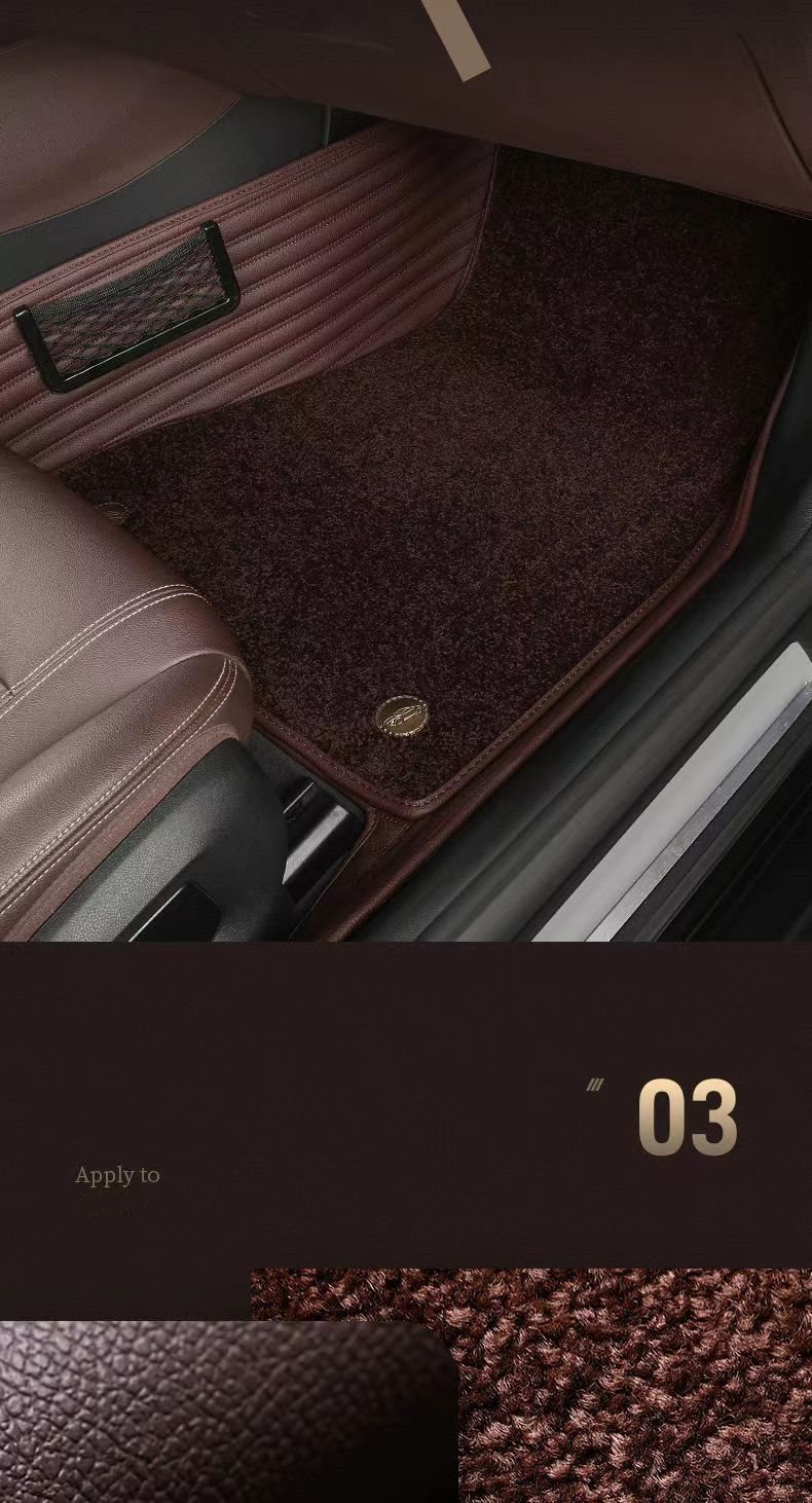 Suitable for Audi A6La4La3Lq3 Q2L Q5La8L Q7 A5 Simulated Leather Fully Surrounded Car Special Floor Mats