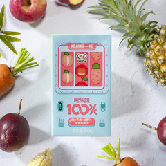 牽手果蔬汁喝果蔬胡桃苹菠蘿複合果蔬汁整箱代發250ml*10盒