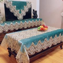 欧式电视机罩防尘罩冰箱电视柜床头柜盖布多用巾盖巾小桌布小方巾