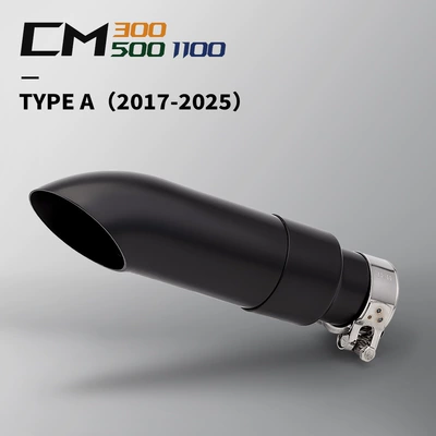 Motorcycle Exhaust Pipe Front Middle Section for Honda Cmx 500 300 Cmx1100 Cmx500 C (Exhaust pipe) - a