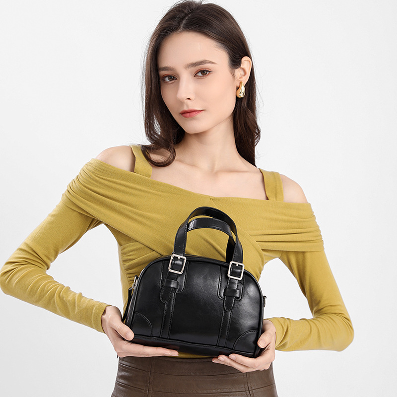 Borsa a tracolla/a spalla versatile da donna, modello Niche Girl, con texture di alta qualità, stile retrò coreano, nuova collezione 2025._voghion.com