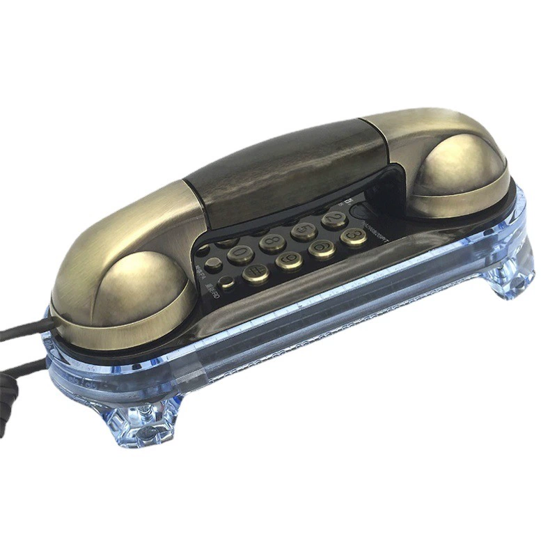 Meisiqi MT025 старинный европейский ретро-телефон Творческий звонок светящийся домашний Настенный стационарный телефон