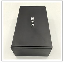 纸盒厂家双面印刷飞机盒黑色瓦楞彩盒黑色坑纸衣服包装彩盒定制