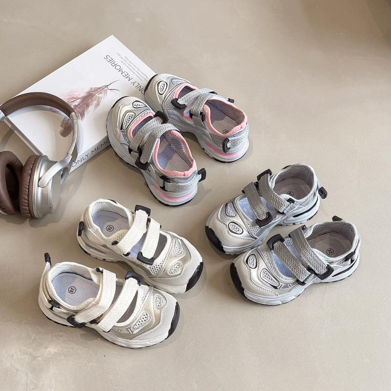 Спортивные сандалии для мальчиков 2024 Летние новые детские сандалии Баотоу для девочек