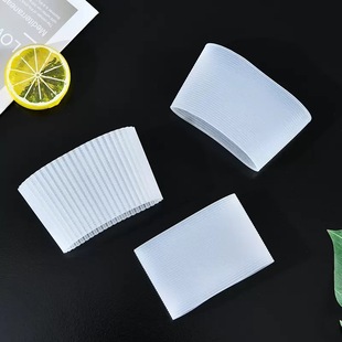 Heat Insulated Non-slip Cup Cover Anti-scalding Food Grade Silicone Mug Cup Cover Glass Bottle Cup Cover Round Hot-selling Thin