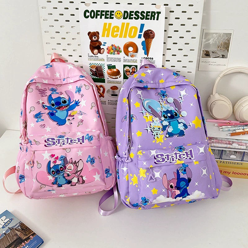Cartoon backpack, children's shoulder bag, capacious school bag
