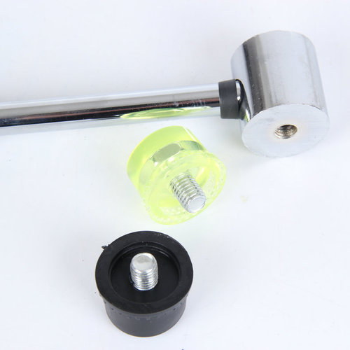 Rubber Installation Hammer, Detachable Double-Head Installation Hammer, Glass Hammer, Rubber Skin Hammer, Steel Pipe Handle Installation Hammer