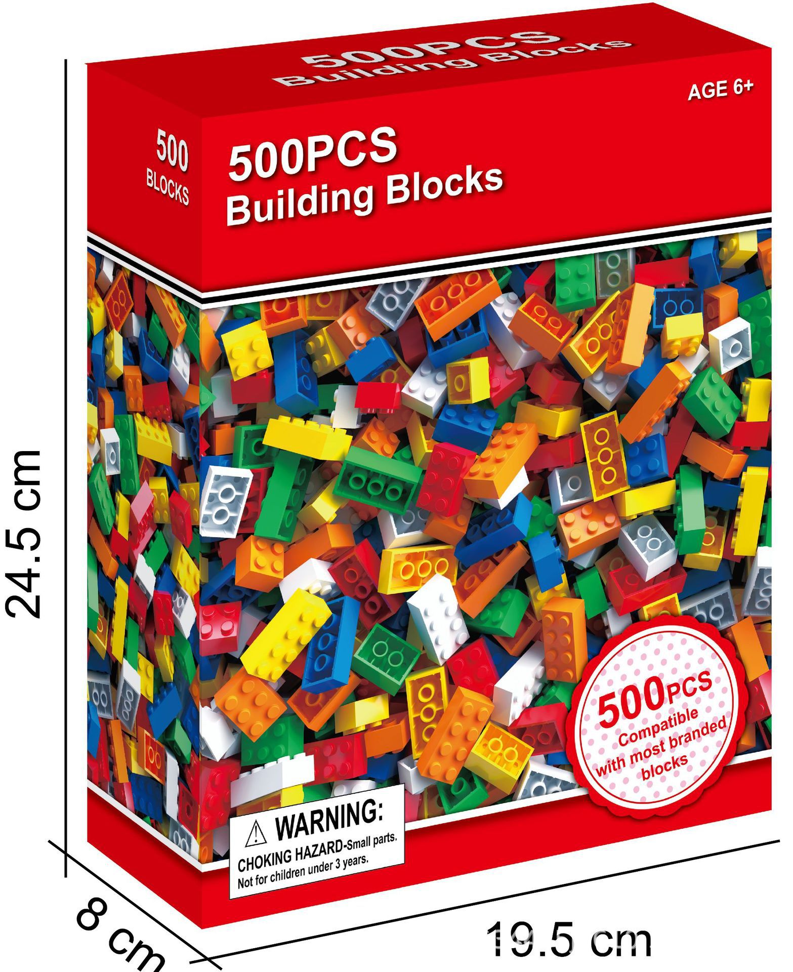 Lote de 1000 bloques pequeños compatibles tipo Lego