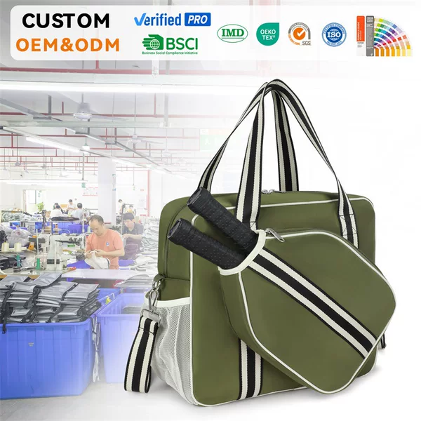 Multifunctional badminton and tennis racket bag, handheld and shoulder strap sports equipment bag, thickened and large-capacity racket bag