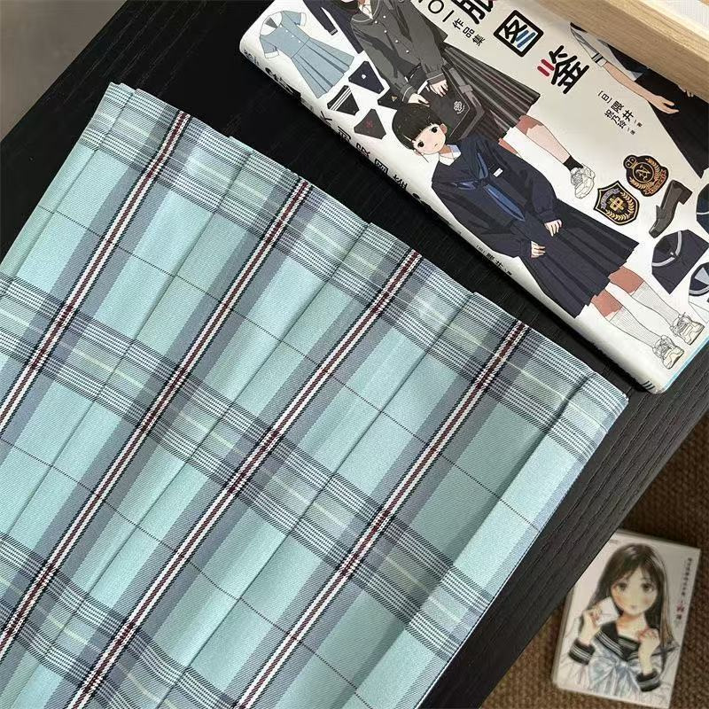 JK Uniform Original Pair Skirt Glass Sea College Style Pleated Skirt