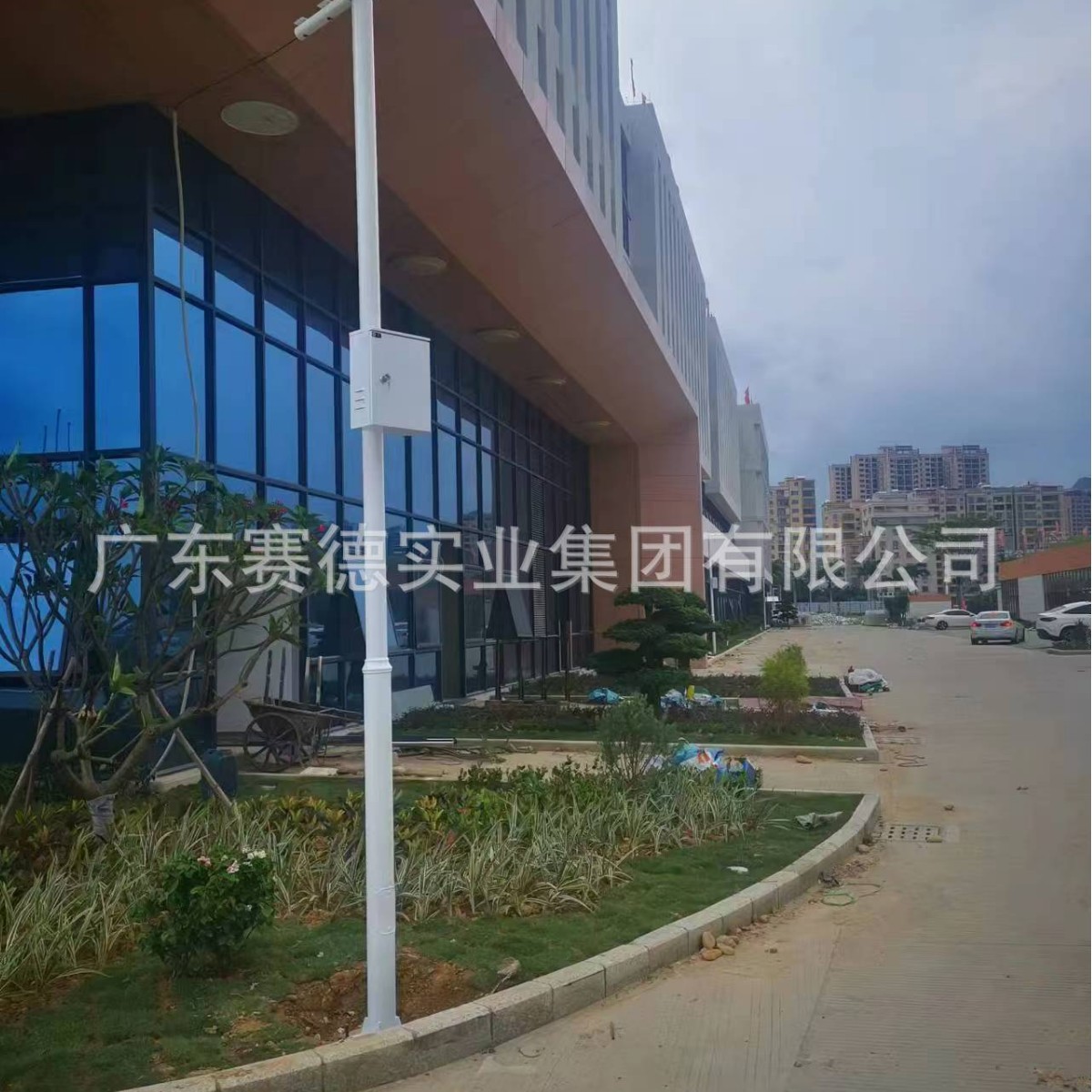 监控杆1米2米3米3.5米4米5米6米球机枪机不锈钢监控立杆厂家批发