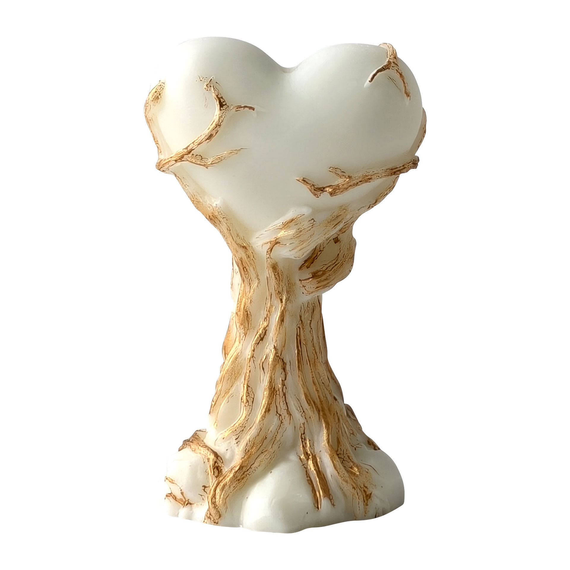 Molde de silicona para velas de aromaterapia de amor transfronterizo Diy, ramas de epoxi hechas a mano, herramientas abrasivas para adornos de ramas de amor