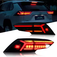 Подходит для 20-22 Toyota RAV4 RongFang задний фонарь в сборе Модифицированная светодиодная стример указатель поворота дальнего света тормоз