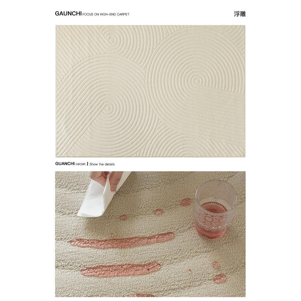 Alfombras de sala de estar 2024 nuevo sin pegamento antibacteriano filamento de diatomitas impermeable sin lavado limpiable alfombras de piso de lujo ligero de alto nivel