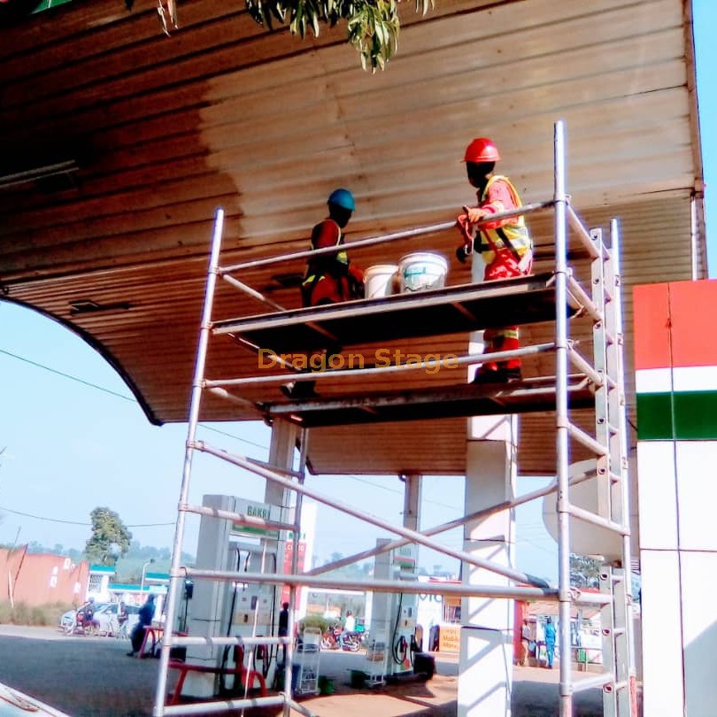 外贸款铝合金脚手架价格广州铝合金脚手架创意款一件起订脚手架及