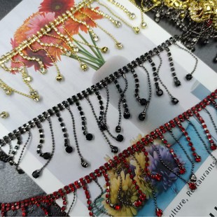 Tassel Chain DIY Accessories Decorative Bead Chain Clothing Accessories Soldering Claw Chain Processing Rhinestone Chain Clothing Accessories