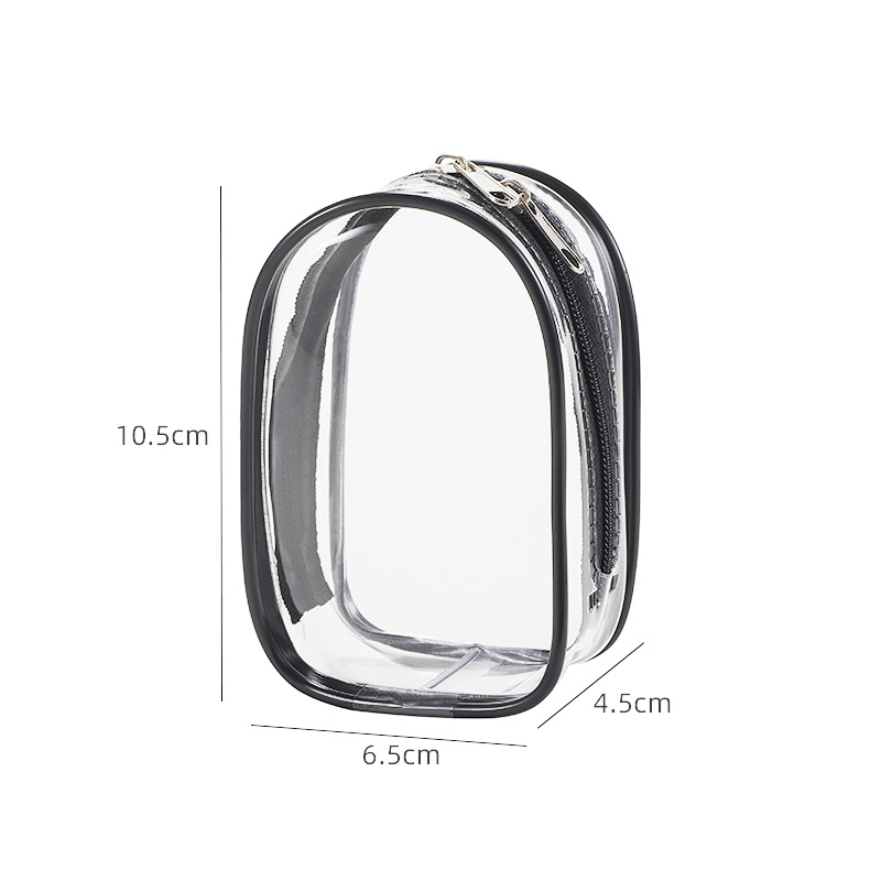 Thickened—small size [10.5cm] square warehouse—naked bag [black]