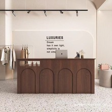 复古服装店收银台童装女装店花店面包甜品店吧台咖啡店前台接待台