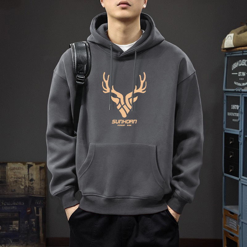 Otoño chaqueta encapuchada masculina marca de moda primavera y otoño todo-en - uno pesado americano adolescente oversize chaqueta suelta