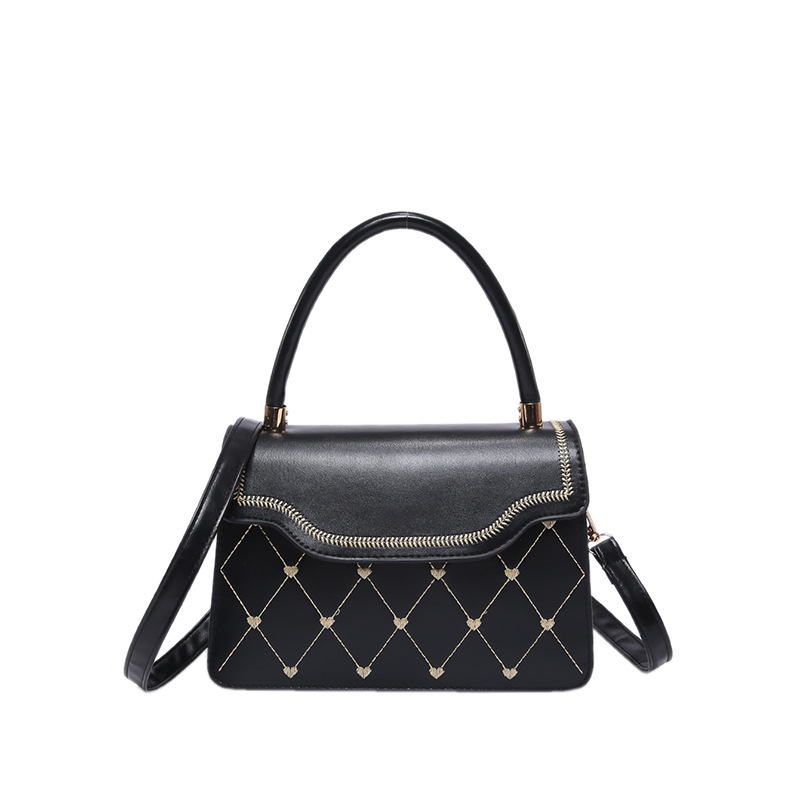 Línea de bordado de verano 2024 nueva moda de estilo de diamante casual estilo coreano simple bolso de mano pequeña bolsa de mujer
