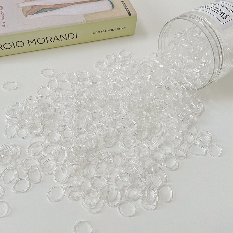 Pequeña banda de goma disponible negra para las mujeres, alta banda de goma elástico y durable, Banda del pelo, Banda del pelo para las muchachas