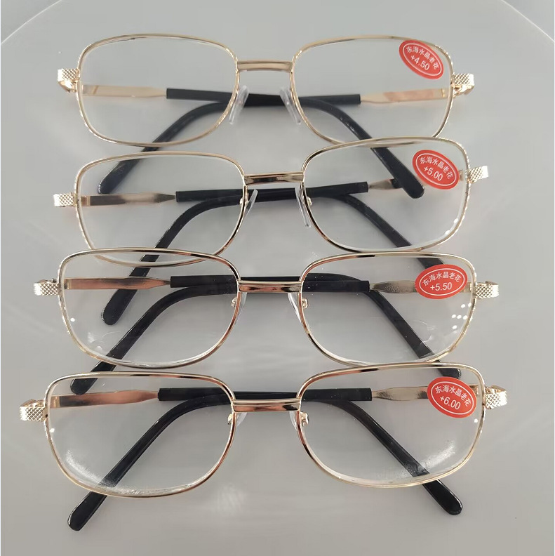 Brass Frame Electroplated Gold Frame Height Metal Frame Glass Piece Reading Glasses 450-600 Degree Metal Frame Brass Frame Electroplated Gold Frame Height Metal Frame Glass Piece Reading Glasses 450-600 Degree Metal Frame