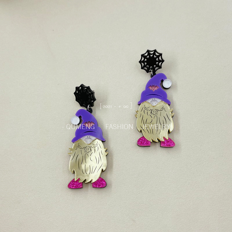 Halloween Christmas New Wizard Earrings Wholesale display picture 5