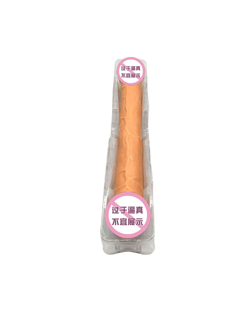Double-Headed PVC Anal Plug, High-Simulation Adult Toy for Men and Women — detail image 4