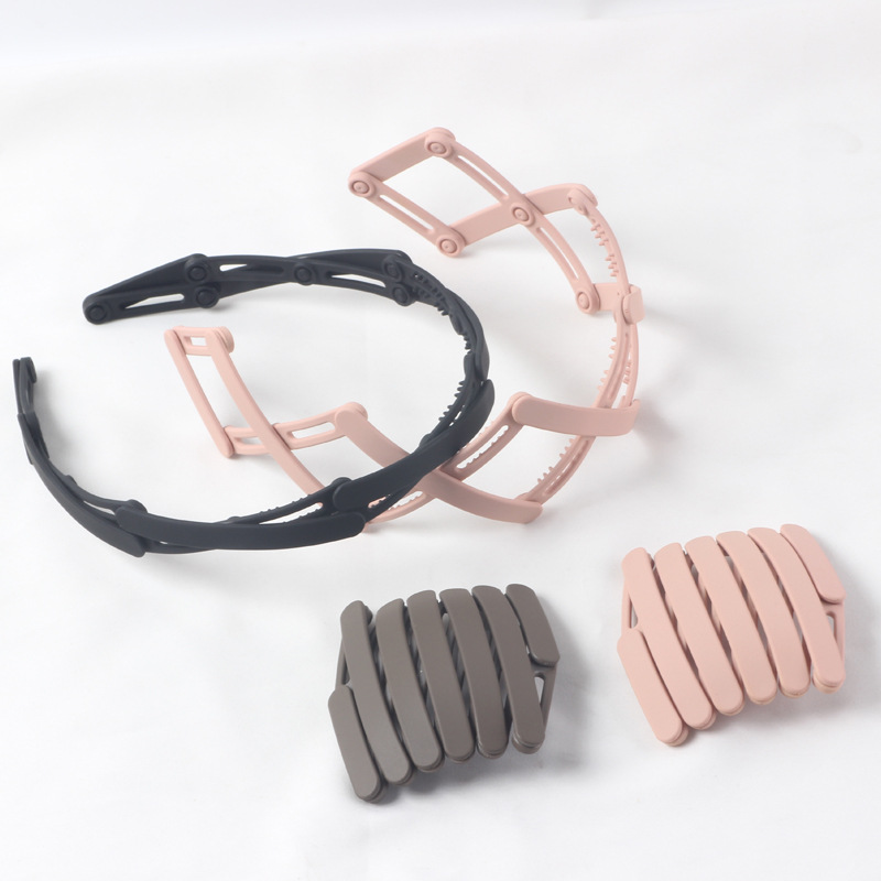 Diadema telescópica plegable, ajustable, antideslizante, accesorio de verano estilo coreano