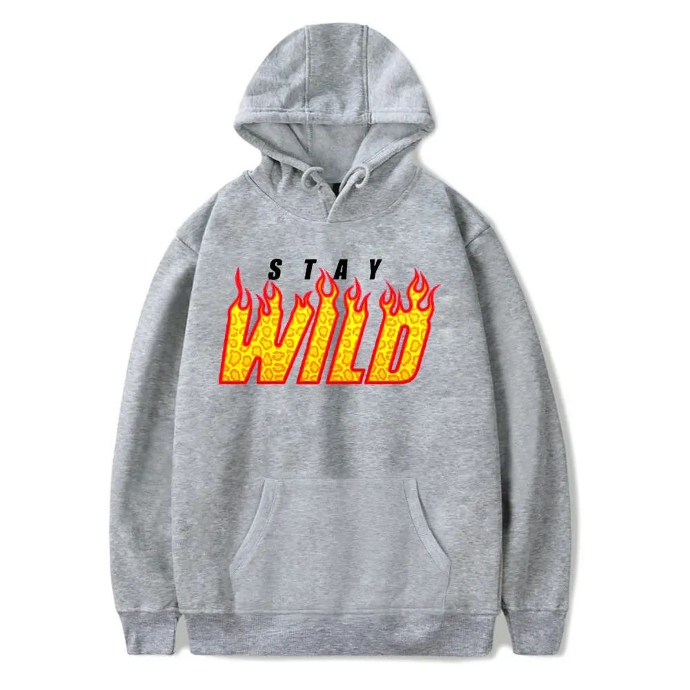Ben Azelart Stay Wild Merch sudadera con capucha sudadera de bolsillo para hombres y mujeres youtuber