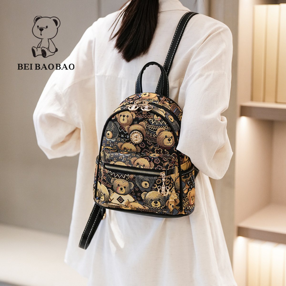 2024 new leisure schoolbag niche commuter leisure large capacity backpack_voghion.com