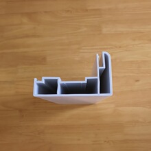 工厂批发PVC塑料异型材U形卡槽开模定制异形包装保护管PP塑料管