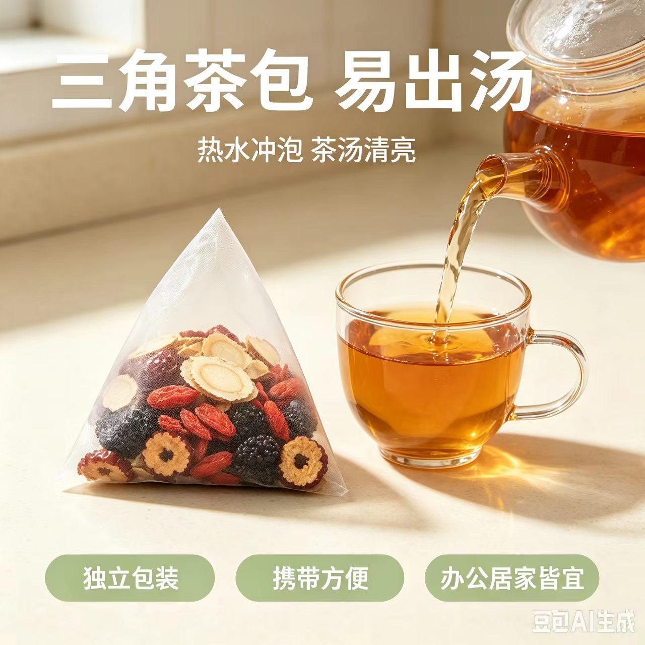 Ginseng Eight Treasure Tea Ren Shen Ba Bao Cha 150g Bagged Herbal Tea Blend 30 Teabags Sugar Free Cold Brew specifications