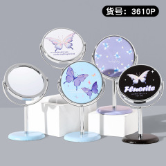 包包宝立体デスクトップ回転デスクトップ化粧鏡学生寮化粧鏡プレゼント鏡卸売り