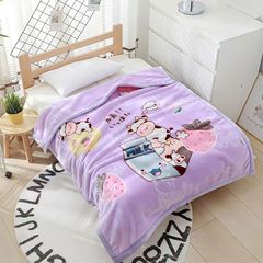 子供用ブランケット二層厚みのある幼稚園昼寝新生児クラウドブランケット秋と冬の両面コーラルベルベットキルト