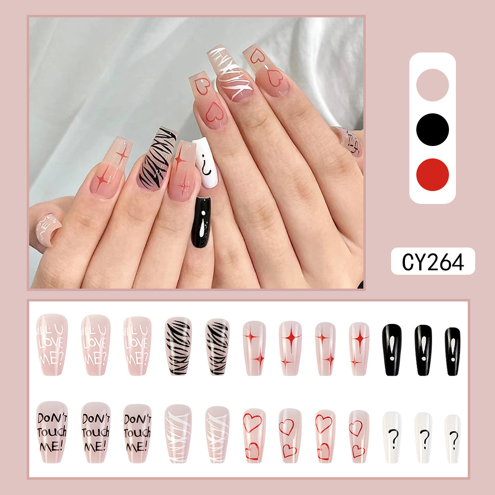 Uñas de desgaste hecho a mano al por mayor Pequeño Libro Rojo TikTok flash plata caliente mariposa pieza de uñas parche de uñas portátil