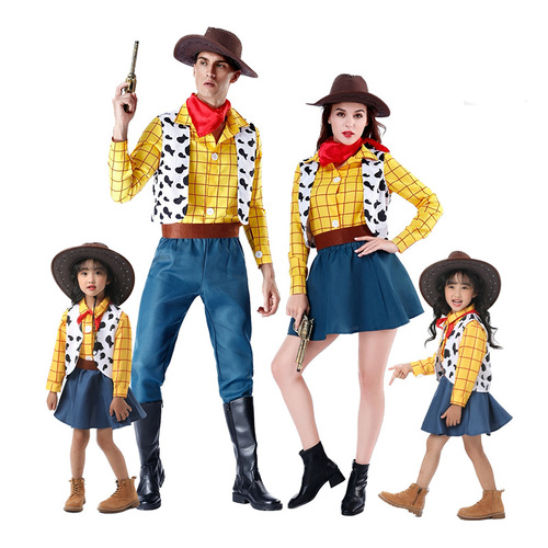 Halloween COSPLAY costume Toy Story Woody girls cowboy costume prom performance parent-child costume