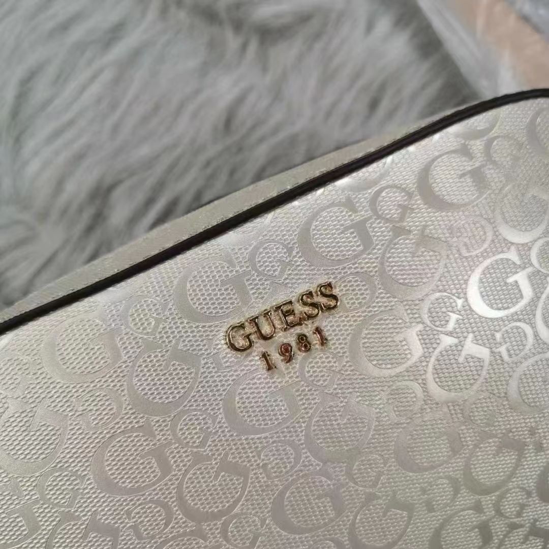 (2개) GUAIJIA 카메라 가방 싱글 숄더 슬렁 간단한 여성 가방 인쇄 가방 편지 유럽과 미국 스타일의 지퍼 올 매치 작은 사각형 가방