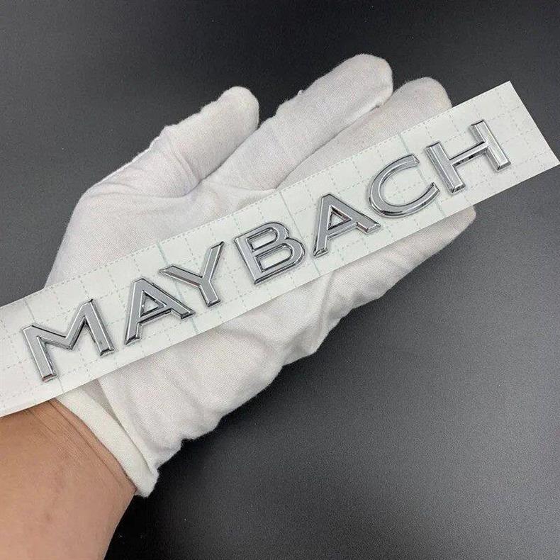 Mercedes-Benz Maybach original car emblem: S480 vertical emblem, S560 emblem, S450 emblem, GLS480 front emblem, S-Class and E-Class vertical emblems