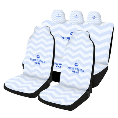 Seven-piece car seat cover set, all-season full-cover seat covers, car protective seat cushion covers, supports custom production based on provided designs