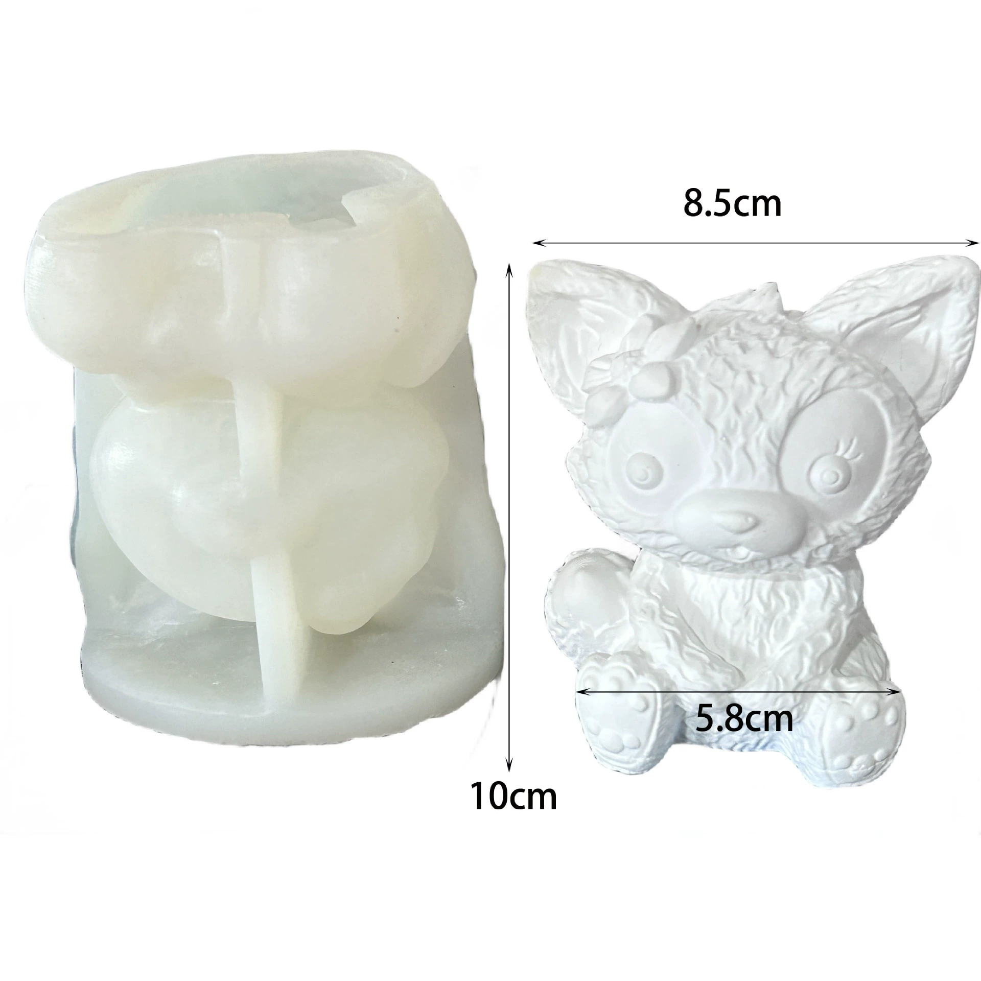 3D силиконовая формочка для DIY кукол, ароматические свечи и мыло, набор для рукоделия